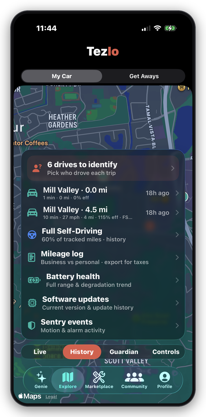 Every Drive, logged